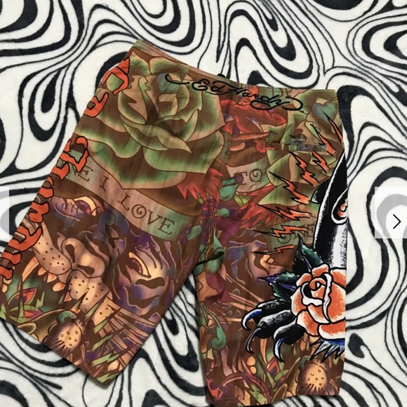 ED HARDY BY CHRISTIAN AUDIGIER Swim Shorts
Size: 34. Excellent condition - Picture 6 of 7